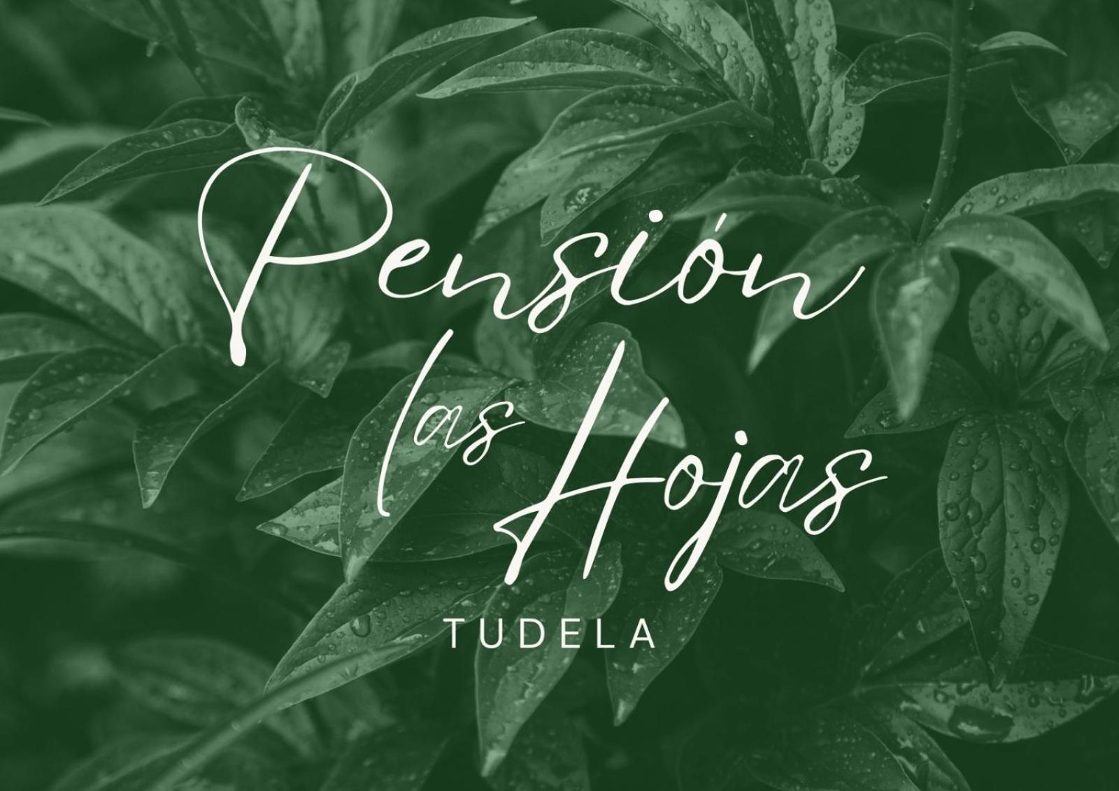 Pension Las Hojas Tudela Esterno foto
